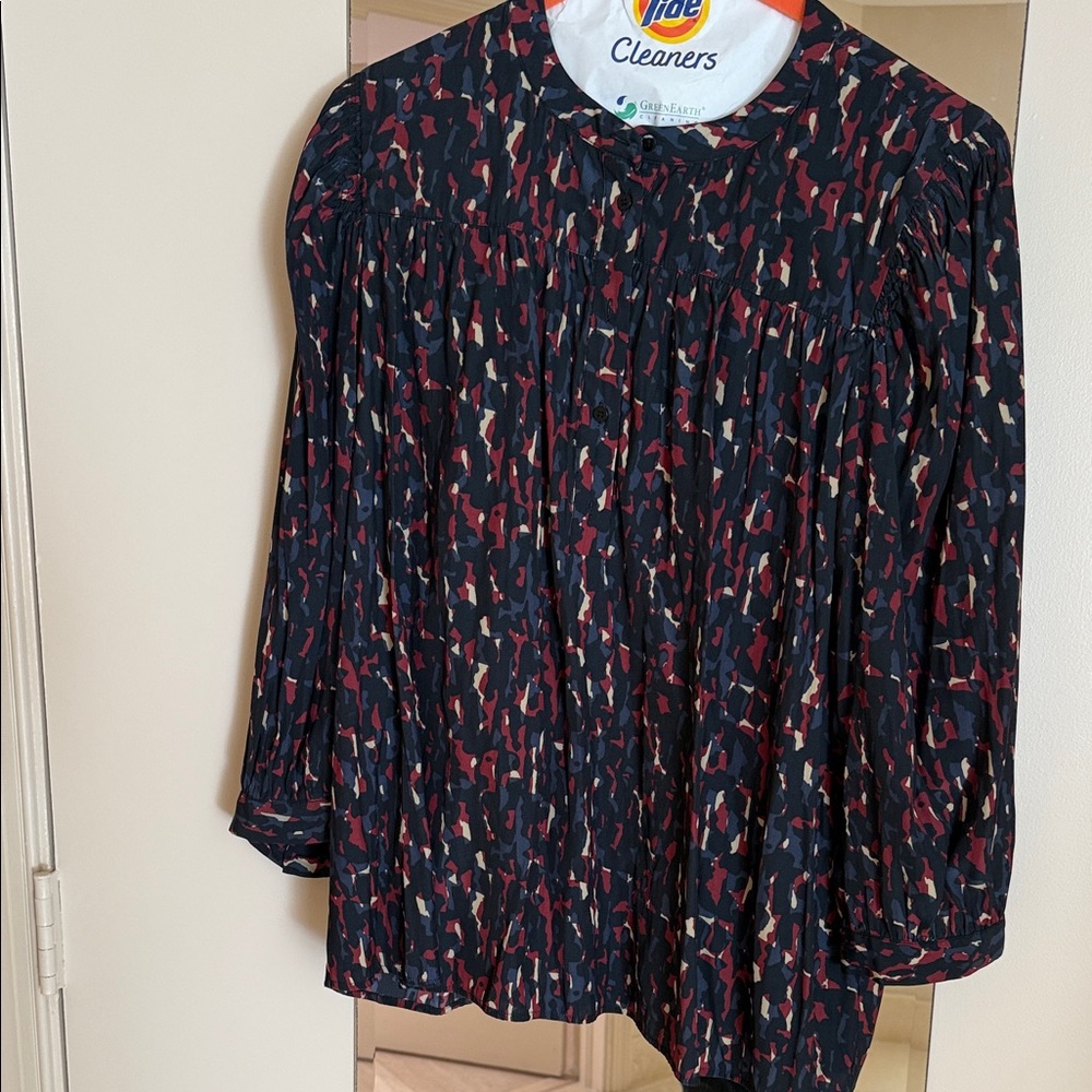 ba&sh Multicolor Abstract Blouse